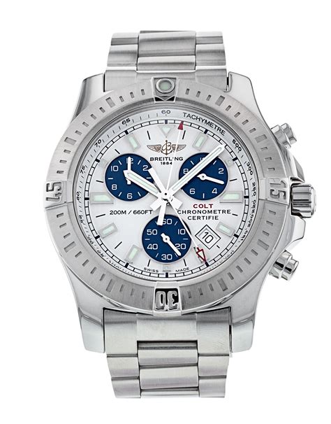 breitling colt chronograph ii|pre owned breitling colt chronograph.